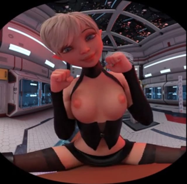 Short Elf Riding - Cute CGI Girl Cowgirl Fapsphere CGIGirl — photo 1