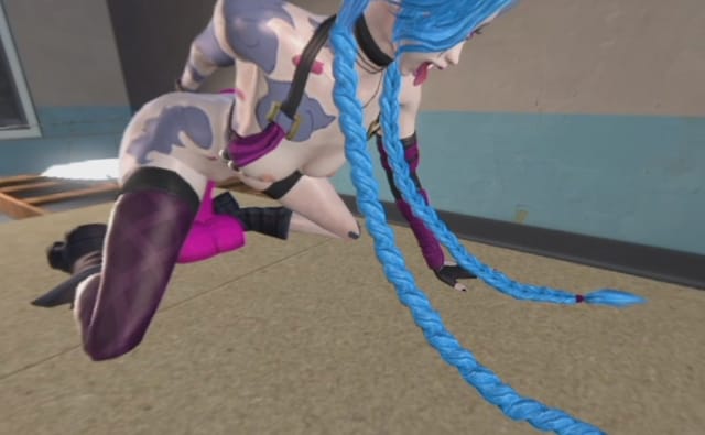 Jinx masturbating hard league of legends porn Vicesfm cgi girl — photo 3