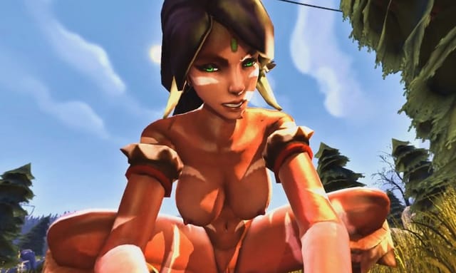 Nidalee Takes You In The Valley DarkDreams cgi girl — photo 2