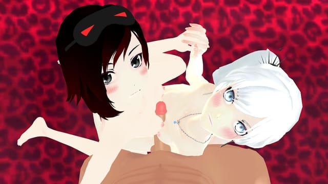 RWBY - Double Fun Weiss &amp; Ruby Lewd FRAGGY hentai girl — photo 4