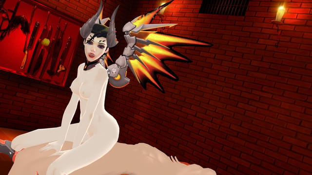 Overwatch - Mercy Rear View Lewd FRAGGY HentaiGirl vr porn game — photo 3