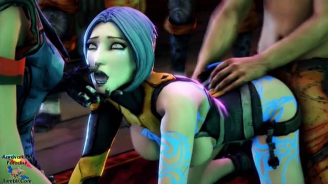 Maya Does The Siren Swallow Challenge CGI Girl DarkDreams — photo 4