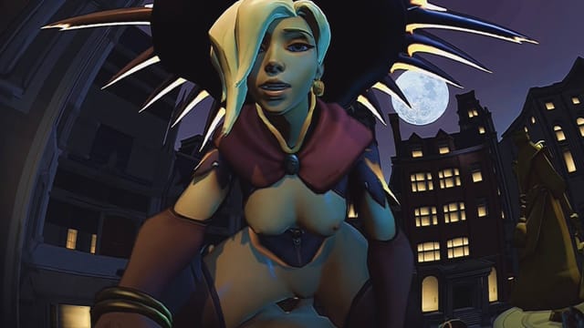 Witch Mercy Night Fuck POV (A XXX Parody) VR porn — photo 2