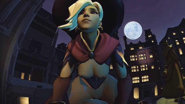 Witch Mercy Night Fuck POV (A XXX Parody) VR porn — photo 1