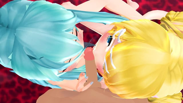 Vocaloid - Miku & Rin Double Pleasure (A XXX Parody) VR porn — photo 2