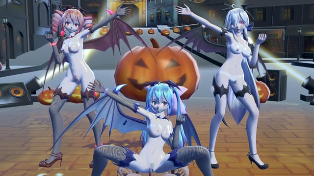 Sex &amp; Dance - Vocaloid - Happy Halloween CGI Girl Lewd FRAGGY — photo 5