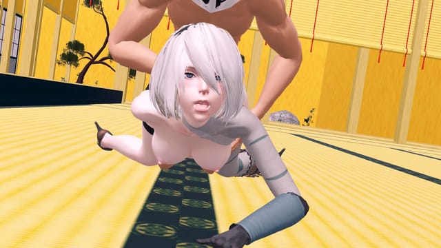 Nier Automata - 2B Fucked From Behind CGI Girl Lewd FRAGGY — photo 2