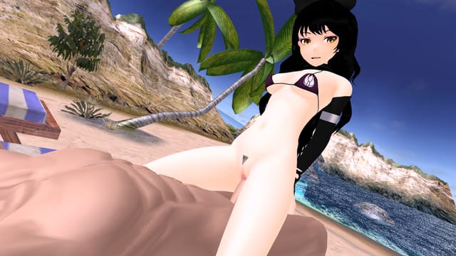RWBY - Blake On the Beach CGI Girl Lewd FRAGGY — photo 3