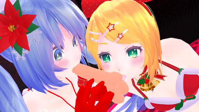 Vocaloids - Xmas Special Present CGI Girl Lewd FRAGGY — photo 3