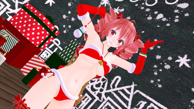 Sex &amp; Dance - Xmas Vocaloid - Last Xmas CGI Girl Lewd FRAGGY — photo 1