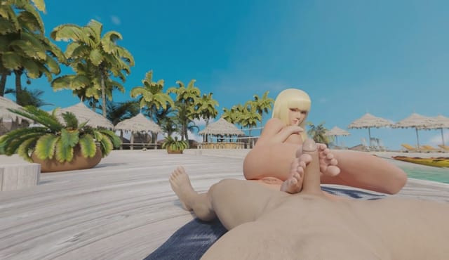 Tekken - Lili Rochefort Footjob Elferan vprorn.com — photo 1