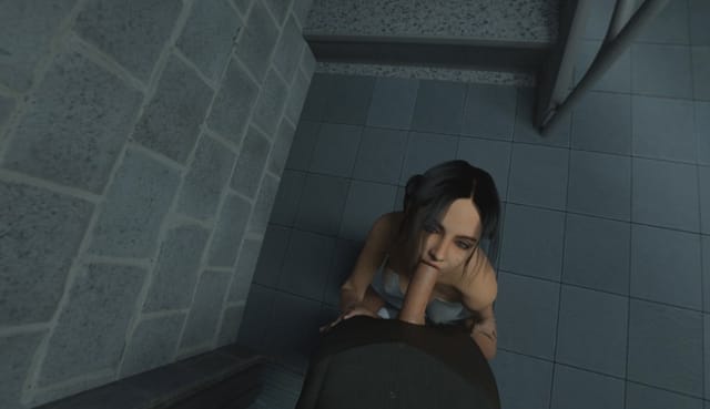 Stairwell Blowjob AMTVR — photo 3