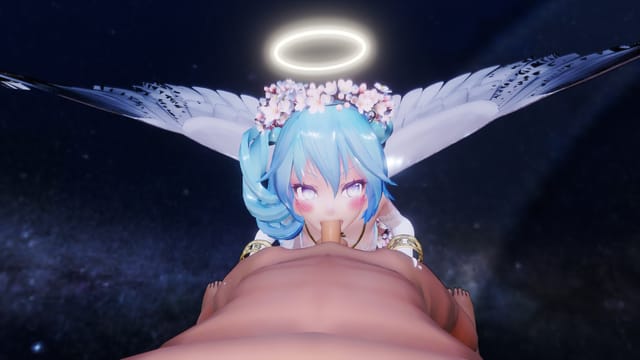 Vocaloid - Miku Angelic Blowjob Lewd FRAGGY — photo 4