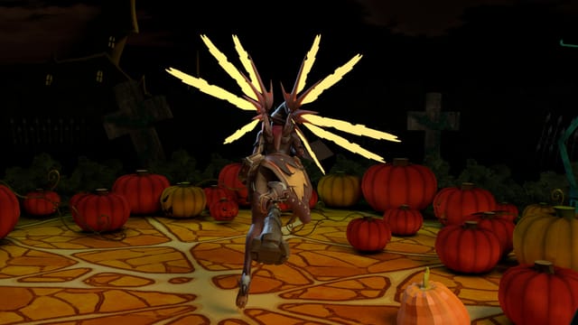 Witch Mercy Broomstick Grinding (A XXX Parody) VR porn — photo 1