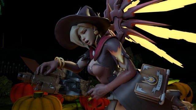 Witch Mercy Broomstick Grinding (A XXX Parody) VR porn — photo 4