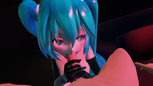 Vocaloid - Hatsune Miku BJ & Swallow (A XXX Parody) VR porn — photo 5