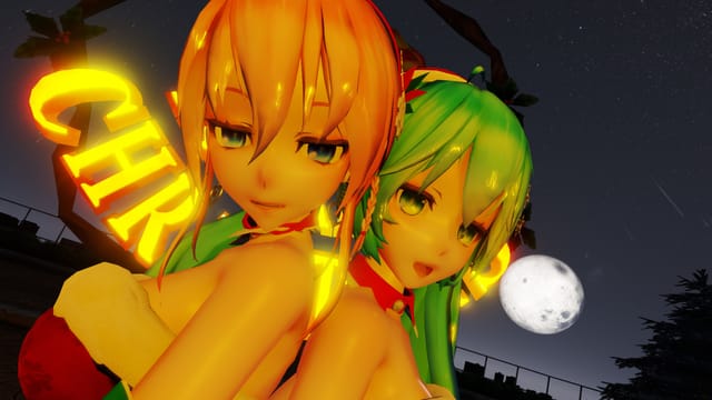 Xmas Special - Vocaloids Double Buttjob (A XXX Parody) VR porn — photo 2