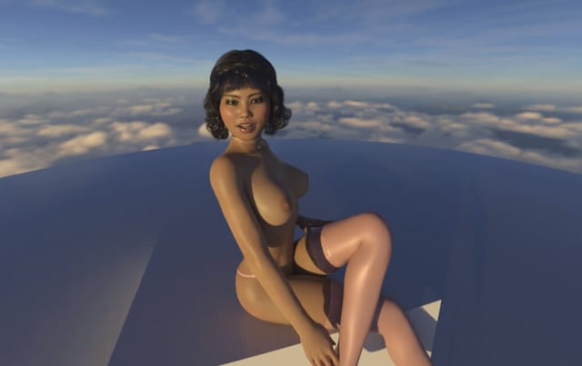Curls In the Sun (Slides CGI Ray-Traced) VR porn — photo 2