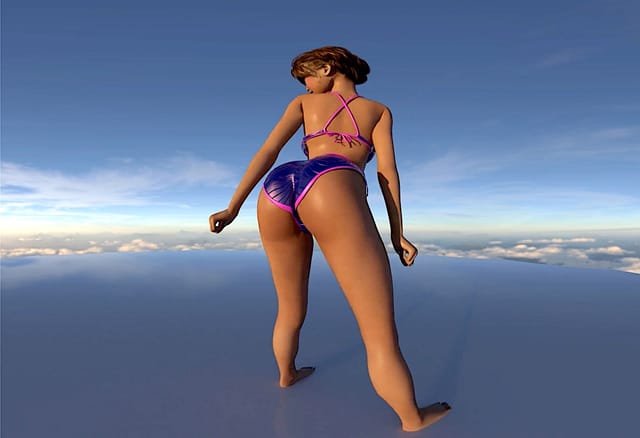 Ami Shows Off (CGI Ray-Traced Dance Moves) SkinRays — photo 1