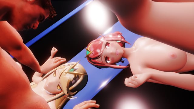 Xenoblade 2 – Pyra & Mythra Orgy Lewd FRAGGY — photo 5