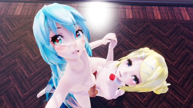 Vocaloid – Miku & Rin Double Treatment Lewd FRAGGY — photo 4