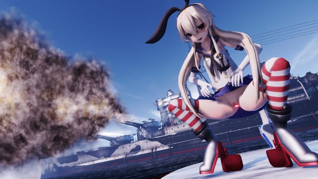 Kantai Collection - Shimakaze Live Fire Dildo Lewd FRAGGY — photo 5