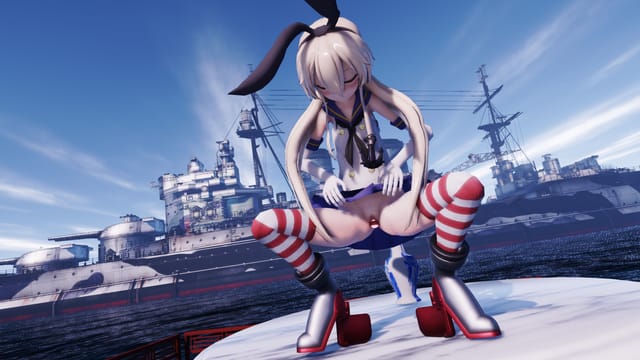Kantai Collection - Shimakaze Live Fire Dildo Lewd FRAGGY — photo 1