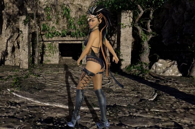Jungle Queen Poses (CGI Ray Traced) SkinRays — photo 5