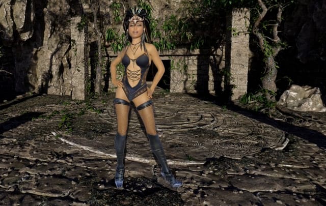 Jungle Queen Poses (CGI Ray Traced) SkinRays — photo 2