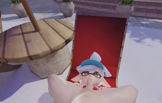 Marie giving you a cute blowjob 3D VR VRWD — photo 3
