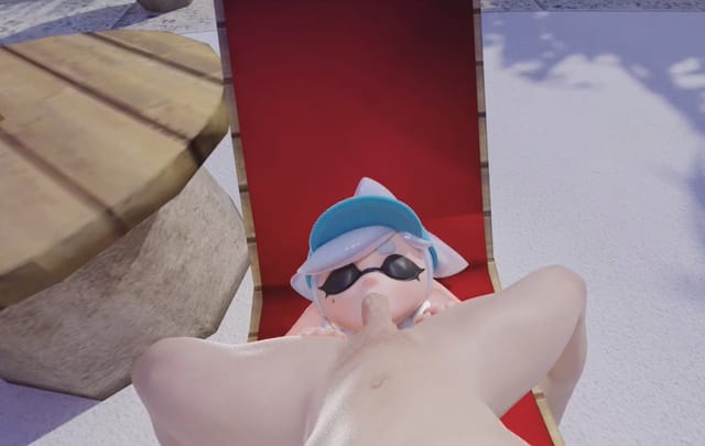 Marie giving you a cute blowjob 3D VR VRWD — photo 2