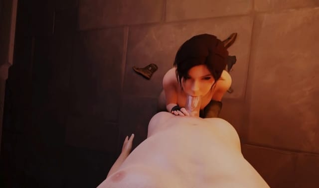 Lara Croft blowjob LewdVROfficial — photo 4