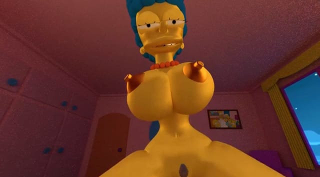 The Simpsons - Marge Pushes her Tits Together Sex BaiMudan — photo 1