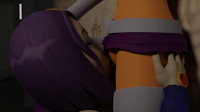 Midnight Snack (Voyeur) – Raven & Starfire [Titans] VRAnimeTed — photo 3