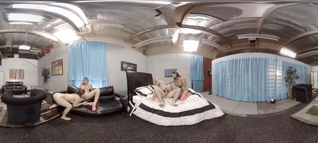 Lights, Camera, Action HoloGirlsVR Anikka Albrite August Ames Karlie Montana — photo 1