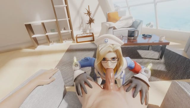Overwatch - Combat Medic Mercy Blowjob LewdVROfficial — photo 4