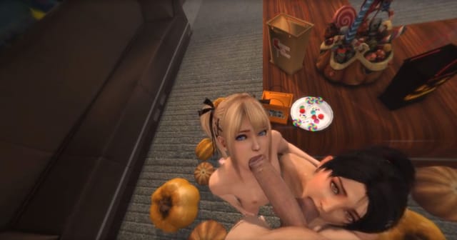 Momiji &amp; Marie Rose Blowjob Duo (Lite) Laosduude — photo 4