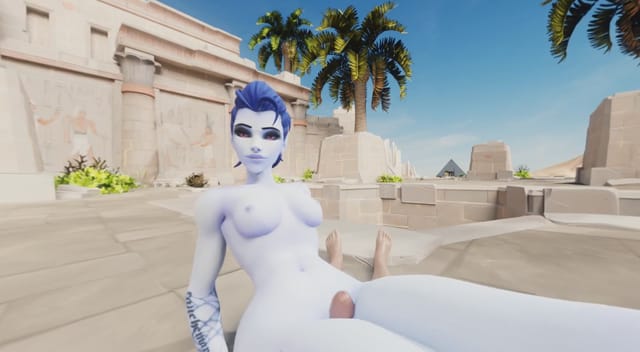 Widowmaker - Teasing thighjob RapidBananaCannon — photo 2