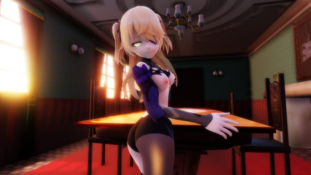 Genshin Impact - Fischl Fucked On The Table Lewd FRAGGY — photo 1