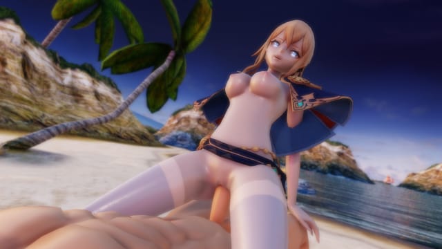 Genshin Impact - Jean Beach Riding Lewd FRAGGY — photo 1