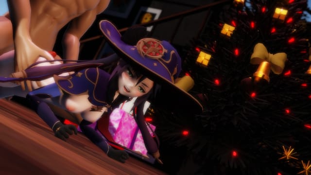 Genshin Impact - Mona's Xmas Gift Lewd FRAGGY — photo 2