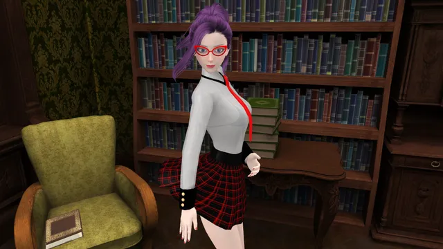 Maya's Library Rendezvous VR porn — photo 2