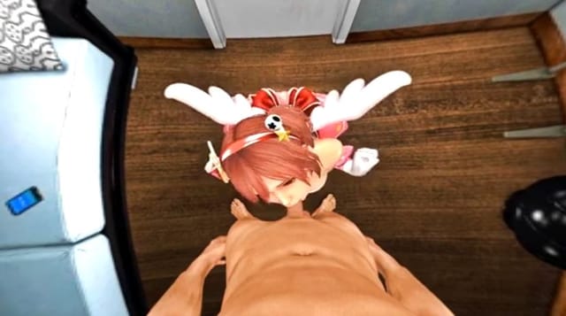 Honoka Sucking In The Backstage - Fluffy Pokemon HentaiGirl Lewd FRAGGY — photo 2