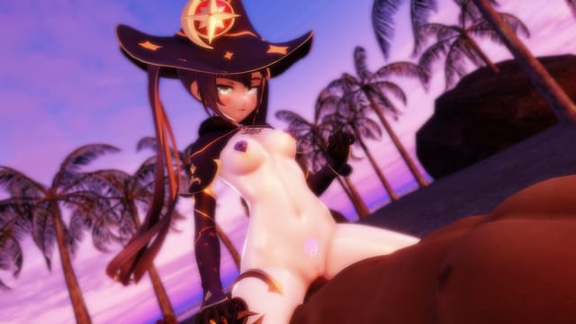 Genshin Impact - Mona beach Sunset Ride Lewd FRAGGY — photo 2
