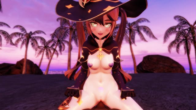 Genshin Impact - Mona beach Sunset Ride Lewd FRAGGY — photo 5