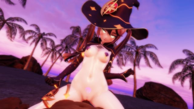 Genshin Impact - Mona beach Sunset Ride Lewd FRAGGY — photo 3
