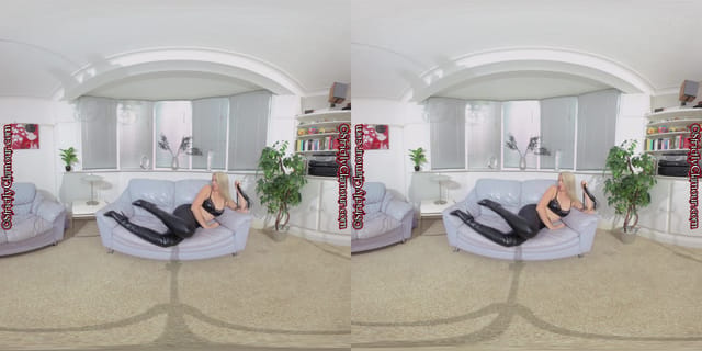 Nicky Phillips Black Leggings StrictlyGlamourVR — photo 2