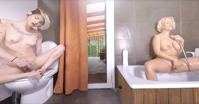 Masturbating In The Bathroom VR porn — photo 5