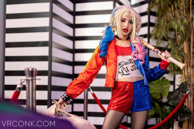 Slutty Emancipation of One Harley Quinn Lola Fae VRConk — photo 2