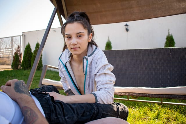 Zoe Foxxy - The great fucking outdoors with swallowing at the end VRStars — photo 3
